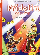 Gitarre Noten : Fridolin goes Pop  Band 1  mit CD  -  leichte Mittelstufe  