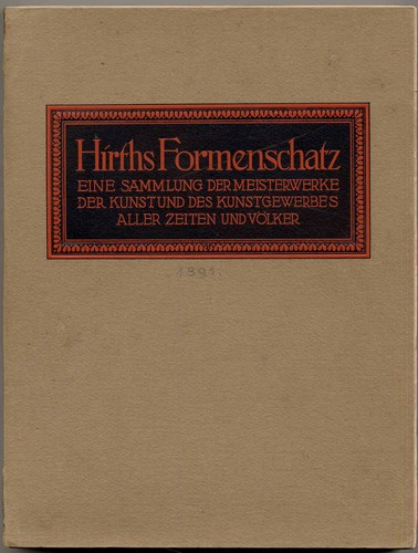 1891 hirth der formenschatz - hirth:,