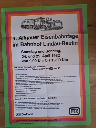 Allgäuer eisenbahntage 1982 - allgäuer,