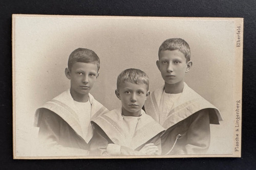 Cdv foto geschwister hans - geschwister,