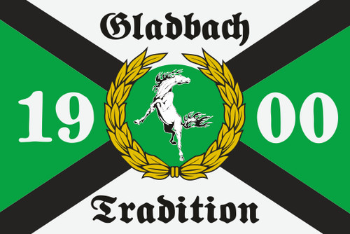 Aufkleber gladbach tradition - aufkleber,