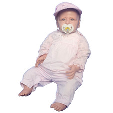 JULCHEN BY LINDE SCHERER REBORN PUPPE DOLL KÜNSTLERPUPPE 55 CM BABY