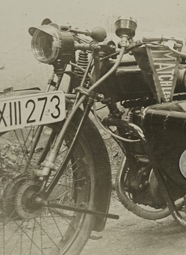 Foto ansicht portrait - foto, motorrad