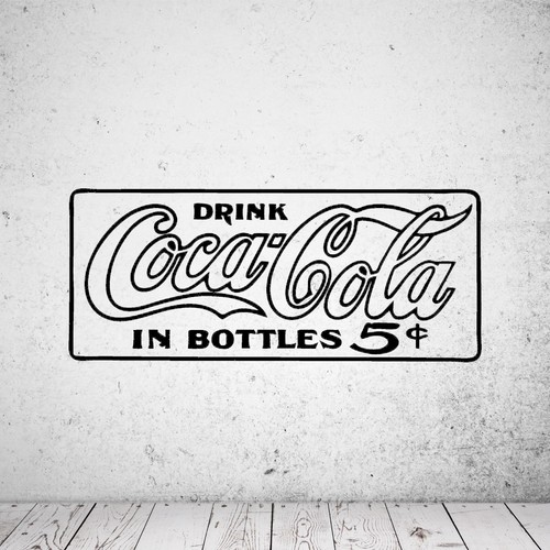 Wandtattoo coca cola cent - wandtattoo,