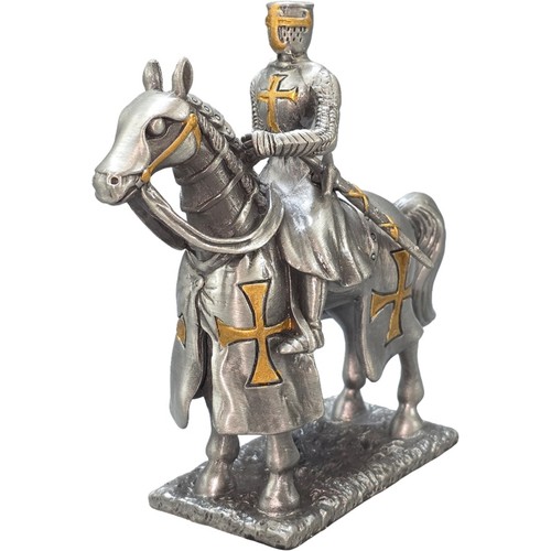 Zinnritter auf pferd - auf,