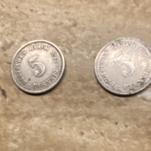 Deutsches kaiserreich 5 - deutsches, 2x