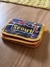 vintage Der echte SCOUT Geldbeutel retro Schule Schulranzen - NEU unbenutzt !