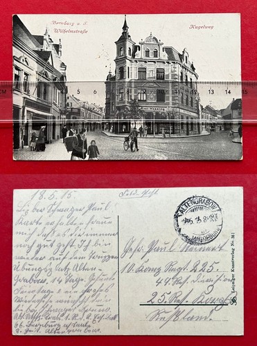 Bernburg saale 1915 blick - bernburg,