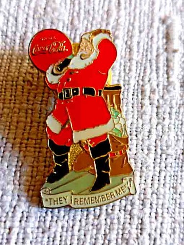 Coca cola pin weihnachtsmann - coca-cola,