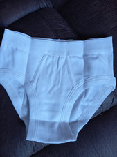 Knaben slip weiß 140 bw - knaben,
