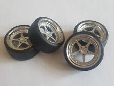 SD Felgen 16 Zoll OZ Mito silber 32mm 1:18 Modellauto Tuning