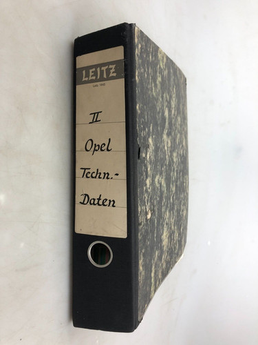 Orig opel technische daten - orig.,