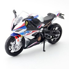 1:12 BMW S1000RR Motorrad Modell Metall Kunststoff Spielzeug Model Sammlung Weiß