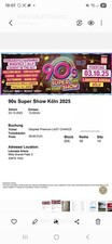 90s Super Show Party in der Köln Lanxess Arena am 03.10.2025
