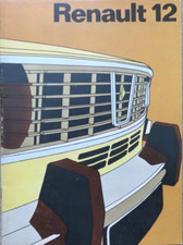 Renault R12 Prospekt Brochure