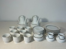 Thomas Arcta Weiß Platin Borkenrand - verschiedene Modelle zb. Teller, Tassen