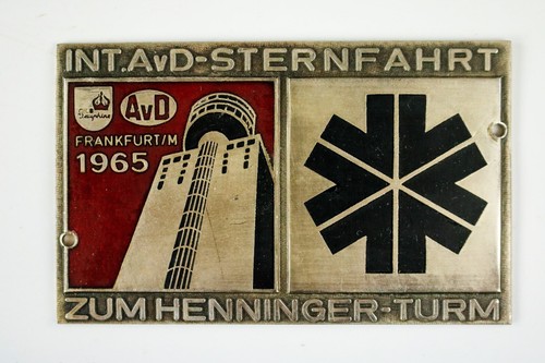 Avd auto plakette 1965 - avd,