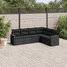7-tlg. Garten-Sofagarnitur mit