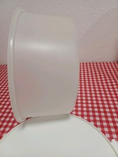 Tupperware  * Tortenbehälter groß * Konditor * Platte weiß