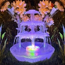 Springbrunnen mit Farbwechsel