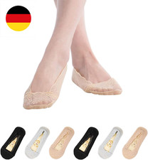 6 Paar Damen Füßlinge Spitze