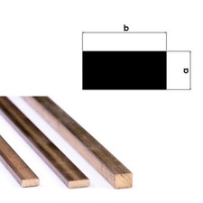 Messing Flachstange Flach MS58