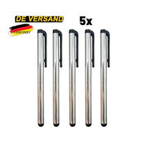 Touchpen stylus silber - 5x,