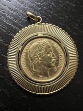 Französische Goldmünze 20