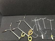 H0 Brawa ect. 7 Lampen im Modell als Doppel-Bogenleuchten