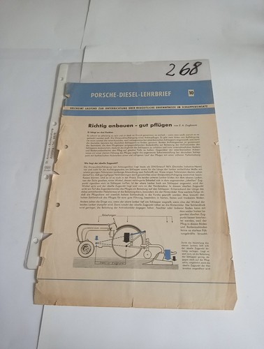 Schlepper prospekt porsche - prospekt,