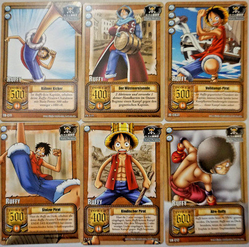 One piece sammelkarten ruffy - one,