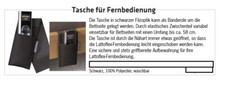 Tasche für Fernbedienung