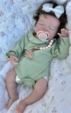 Luxus Ganzkörper Silikon Reborn Baby Puppe - Ultra Realistisch - Gewichtet - Schwer 