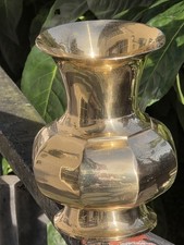 Metallvase Messing Vintage