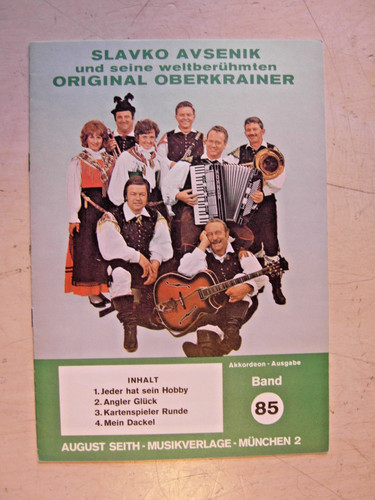 Akkordeonnoten slavko avsenik - akkordeonnoten,