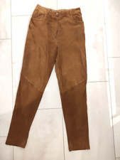 STRIWA echt  Leder Wildleder Hose sehr weich cognac braun 40