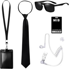 4 Stück Man in Black Kostüm