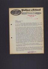 DRESDEN, Brief 1940, Pallas & Schaal Bimsstein