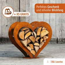 Herz aus Metall Rost Edelrost