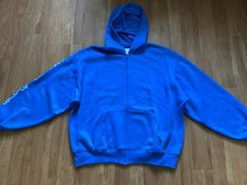 Bershka Sweatjacke Hoody Damen  Mädchen mittelblau Gr. S Top