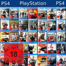 PS4 Spiele ab 18 – Auswahl – USK 18 – Guter Zustand – nur 1x Versandkosten