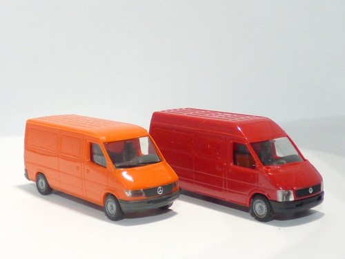 Herpa mercedes t1n vw - mercedes, +