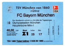 Ticket BL TSV 1860 München - Bayern München 2002/03