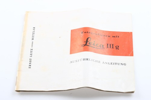 Leica bedienungsanleitung iiig - leica,