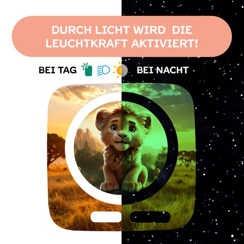 Schutzfolie nachtleuchtend