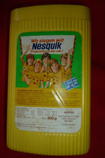 Nestle Nesquik Kakao Dose Original -1973 Selten Sammler Vintage Rarität Fußball