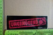 Alter Aufkleber Handwerk Metall Arbeitsgruppe Schweißrauchabsaugung UNGENÜGEND