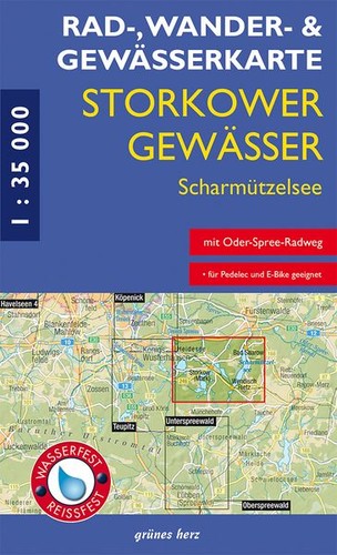 Rad wander gewässerkarte - rad-,, wander-