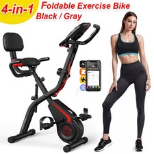 Heimtrainer Fahrrad 4 IN 1 Fitness Bike Klappbar Ergometer Hometrainer 150kg