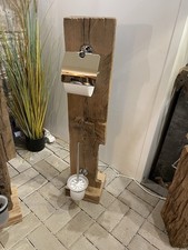 Wc Kloständer Halter Toilettenpapierhalter Eiche Holz
